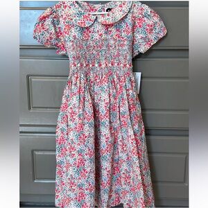 NWT Question Everything Smocked floral Dress size 7/8